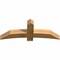 Ekena Millwork Bellingham Rough Sawn Timber Gable Bracket, Western Red Cedar, 60"W x 22"H x 6"D x 6"F, 9/12 Pitch GBW060X22X0606BEL00RWR - alternate 2
